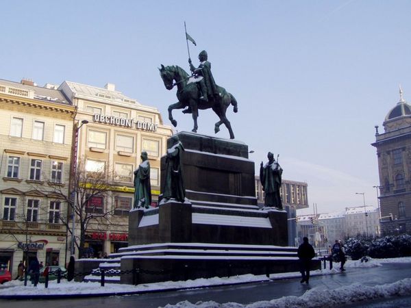 Jezdecká socha Sv. Václava
