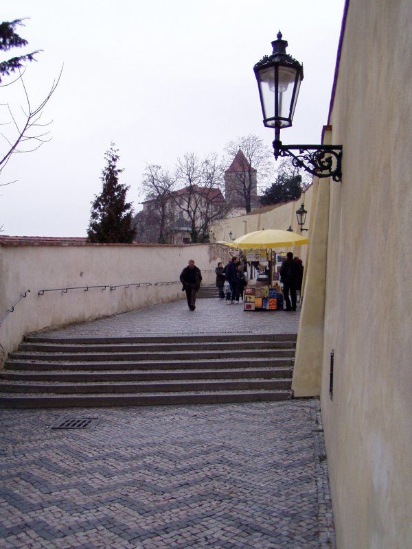 Staré zámecké schody na Opyši