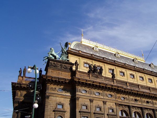Národní divadlo - střecha